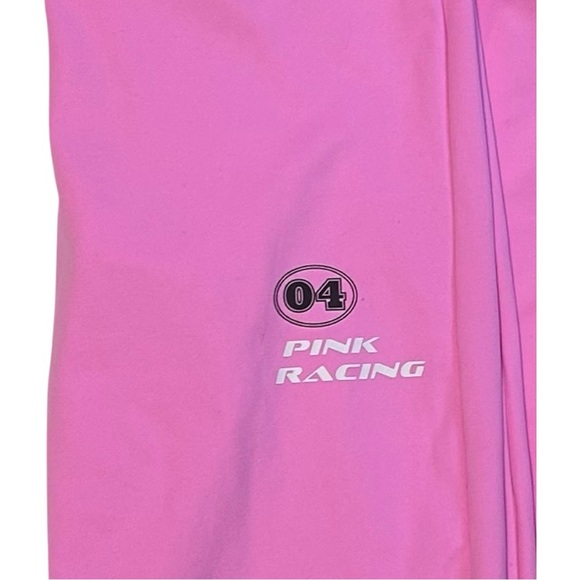 EUC Victorias Secret PINK Flare Racer Leggings- Size Large - Picture 4 of 8